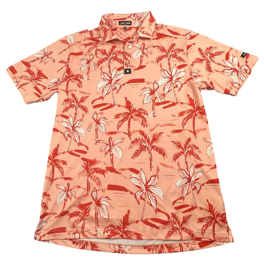 Bad Birdie Ricky Rose Performance Golf Polo Men's‎ Large